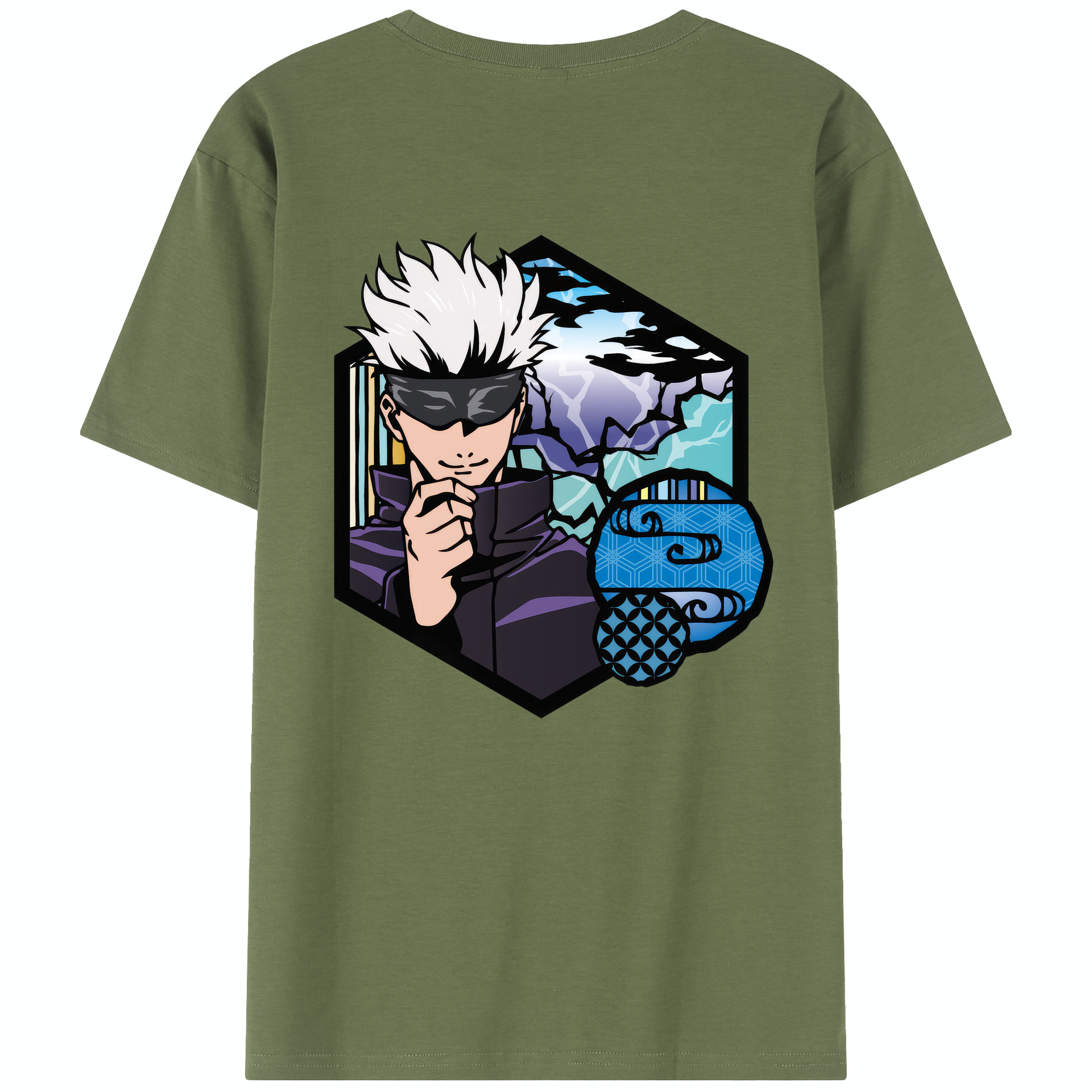 （画像用） 呪術廻戦 Jujutsu Kaisen 綿100％半袖Tシャツ（背面プリント）